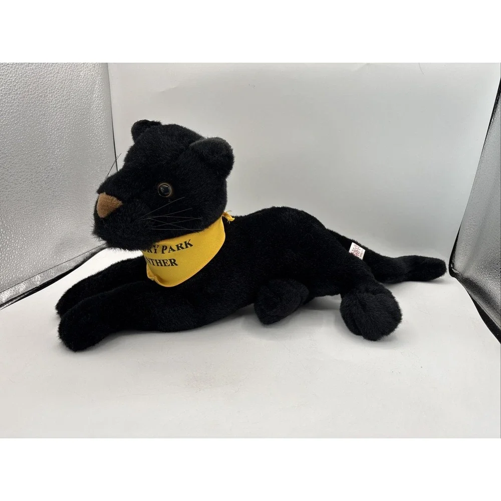 Newbury Park Panther Mascot Push Stuffed Animal